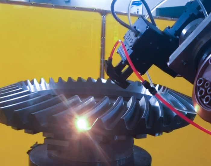 Laser Hardening on a Spiral Bevel Gear Laser Hardening on a Spiral Bevel Gear